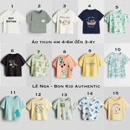 HM UK/US/ES boys' t-shirts/t-shirts sizes 4-6m to 3-4y (Read notes carefully)