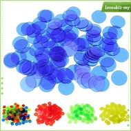 [LovoskibcMY] 100pcs Count Bingo Chips Markers for Bingo Card Adult Party Toys Mixed Color