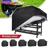 LOVETOUCH Outdoor BBQ Dust Cover BBQ Grill Barbeque Cover Waterproof Weber Heavy Duty Grill Cover Rain Protective Round Barbecue Cover B7Q7