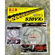 JT Sprocket Set & DID 520 VX3 Xring Honda XADV 750 Size 17T/39T
