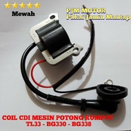 TL33 Cdi Coil Koil Mesin potong Rumput 338 Tl33 Tanika 330 TNK338 TNK330