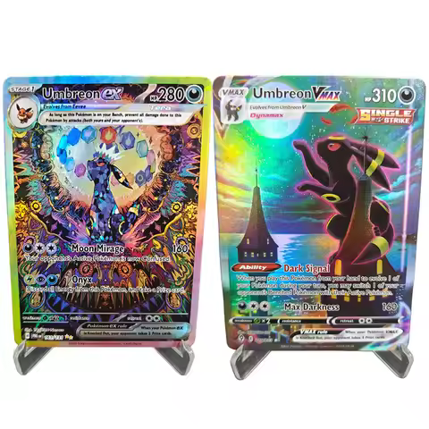 Pokemon Ptcg English Evolving Skies Sv Prismatic Evolutions Umbreon Sylveon Vmax Ex Alternate Art Se