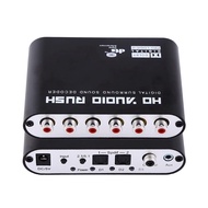 5.1 Channel Audio Decoder DTS Digital Surround Sound HD Player Converter Amplifier Optical Coaxial Analog Portable