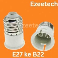 Fitting Converter B22 to E27 Fitting Over b22 to e27 Convert Lamp Connection B22 to E27