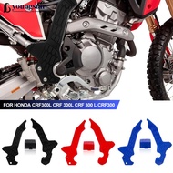 YOUNGSTAR 1Pair Motorcycle Accessories Side Protection Cover Frame Guard Fairing Protector Panel For Honda CRF300L CRF 300L CRF 300 L CRF300 W3X5