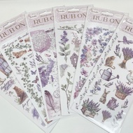 {Musha Notes} Stamperia Transfer Paper-Lavender-SR-DFLRB99-96-98-97-94-95