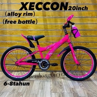 XECCON BASIKAL BUDAK 20inch/Basikal budak perempuan/pink bicycle/Kids bicycle/Basikal murah/Basikal 