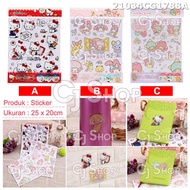 Hello Kitty My melody Little Twistar Wall Decoration Sticker 21034