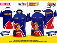 Full sublimation teacher polo shirt suitable for both men and women BRIGADA ESKWELA 25 polo shirt