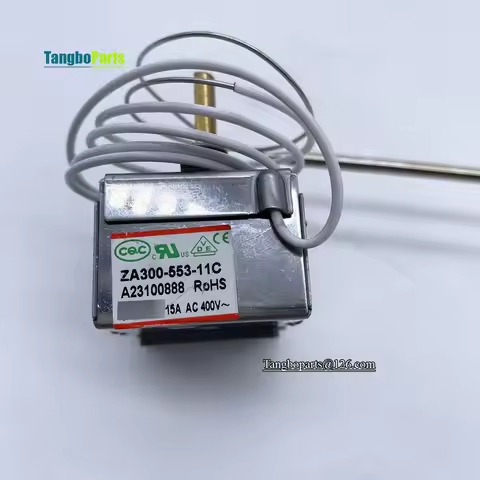 Commercial Griddle Oven Steam Cabinet Parts AC 400V ZA300-553-11C Temperature Control Switch Thermos