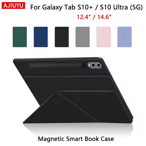 Smart Book Cover For Samsung Galaxy Tab S10 Ultra 5G 14.6" 2024 Magnetic Case Folio For Galaxy Tab S