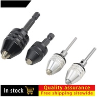 【zonami】4PCS Drill Chuck Quick Change Adapter Mini 3-Jaw Drill Chuck Screwdriver Adapter Electric Dr
