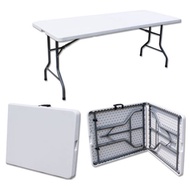 6FT Foldable Banquet Table / Folding Table Pasar Malam Meja Lipat Niaga 6 Kaki 1.8M