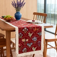 Table Runner Nordic Table Runner Cotton Table Runner with Tassels Cotton Linen Tablecloth Mat for Di