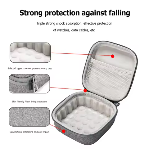 Waterproof Carrying Case Portable Lightweight Hard EVA Speaker Bag Shock-proof Speaker Bag Case Anti