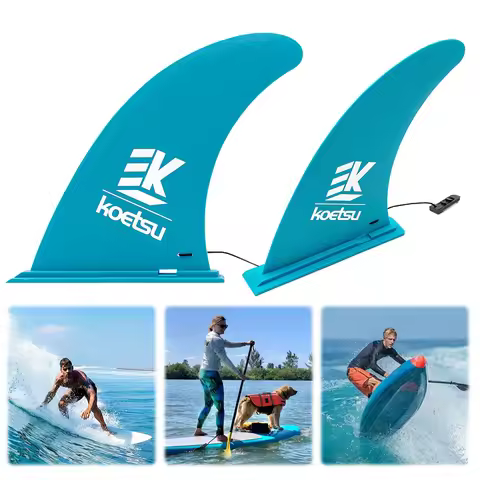 Paddle Board Fin SUP Center Fin No-Tool Installation Stand Up Paddleboard Fin Replacement Single Cen