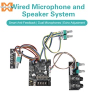 DC12-24V 502T Lead Microphone Audio Integrated Machine Bluetooth Amplifier Board Module TPA3116D2 Du