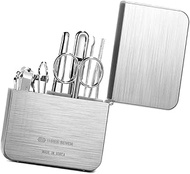 World No. 1. Three Seven (777) Travel Manicure Grooming Kit Nail Clipper Set (7 PCs, TS-4112C), MADE
