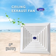 Sino Ceiling Exhaust Fan (8 inch) – 100% Original/ 1 Year Warranty