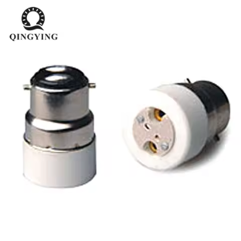 2pcs B22 to MR16 G4 GU5.3 Lamp Base Converter B22-MR16 B22-G4 B22-GU5.3 Bayonet Fireproof Lamp Bulb 
