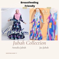 [Ready stock] Jubah Jea &amp; Annalia by Sabella * Jubah tak payah gosok