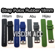 Plain Rubber Strap 18mm || 18mm watch strap