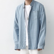 MNO.9 Men Demin Shirt Jacket เสื้อแจ็คเก็ตชาย เสื้อเชิ้ตยีนส์ เสื้อคุมผู้ชาย เสื้อคุมยีนส์ แจ็คเก็ตย