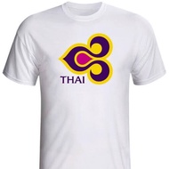 เสื้อยืด พิมพ์ลายเครื่องบิน DISTRO THAI AIRWAYS JETSTAR QANTAS BOEING หลายรุ่น 👔S-5XL
