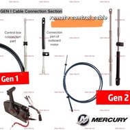 Mercury GEN 1 / GEN 2 remote control cable for connecting MERCURY REMOTE CONTROL BOX with MERCURY OU