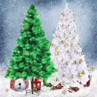(WY) Christmas Tree 4ft 5ft 6ft 7ft 8ft /2 Color Green Tree White Tree Christmas Decor Metal Stand