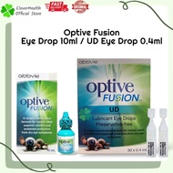 Abbvie Optive Fusion Lubricant Eye Drops 10ml (Exp:9/26) / UD Eye Drop 0.4ml x30s