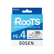 Gosen Roots PE×4 Multi-Color 300m 0.4号