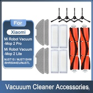 (Ready Stock)For Xiaomi Mi Robot Vacuum-Mop 2 Pro/ Mop 2 Lite MJST1SHW MJSTL Hepa Filter Mop Cloth Main Side Brush Mijia Vacuum Cleaner Accessories