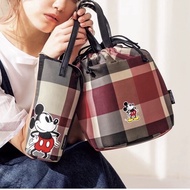 LIMITED RELEASE Disney x Blue Label CrestBridge Burberry Mickey Mouse Cold Insulation Water Bottle Tumbler Holder Case