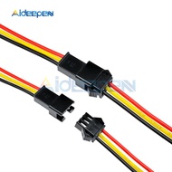 5 Pairs 10 Pairs 3 Pin 3 Pins 10CM/15CM/30CM 3mm Long JST SM Plug Male to Female Wire Connector for LED Strip Light Lamp Driver