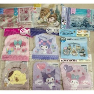 Disney Sanrio Plastic Zip Snack Pouch / Accessories Pouch