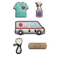 [Ready Stock] Crocs Jibbitz - Button Crocs - Charms - B8