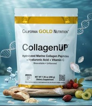 CollagenUP®,水解海洋膠原蛋白肽+透明質酸和維生素C,原味