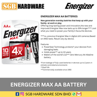ENERGIZER Batteries | ENERGIZER E96 AAAA BATTERY | Energizer Max AA | C2025 | EVEREADY BATTERIES +
