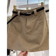 skirt jeans skirt plus size lovito skirt Denim A-Line Skirt with High-Waist Design - Stylish & Comfo