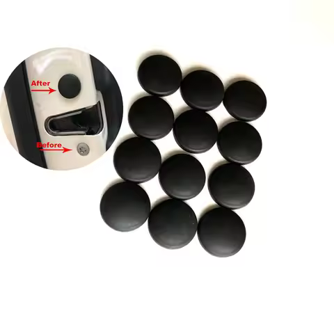 12pcs/Lot Car Door Lock Screw Cover For Toyota SIENTA Vellfire Verso PROACE Hilux Tacoma Tundra 4Run