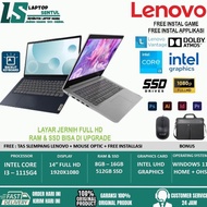 BARU! Laptop Lenovo Ideapad Slim 3i 14 Intel Core i3 1115G4 RAM 16GB