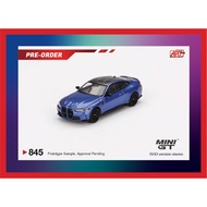Mini GT - 845 BMW M4 Competition (G82) -  Portimao Blue