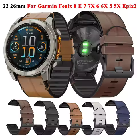 Smart Watch Band Strap For Garmin Fenix 8 47mm 51mm E 7 7X Pro 6 6X Pro 5 5X/Epix 2/Enduro 3 Silicon