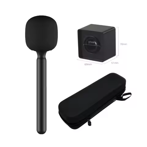 Interview Microphone handheld adapter wireless mic microfono Handle Adoptor for DJI MIC 2/Ulanzi/Boy