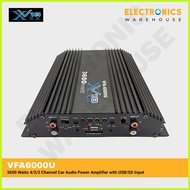 ♂ ▩ ✧ XxxV18 VFA6000U 3600 Watts 4/3/2 Channel Car Audio Power Amplifier with USB/SD Input