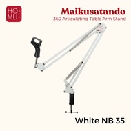HOMU - MAIKUSUTANDO Stand Microphone / Stand Mic / Arm Suspensi Lazypod / Arm Stand