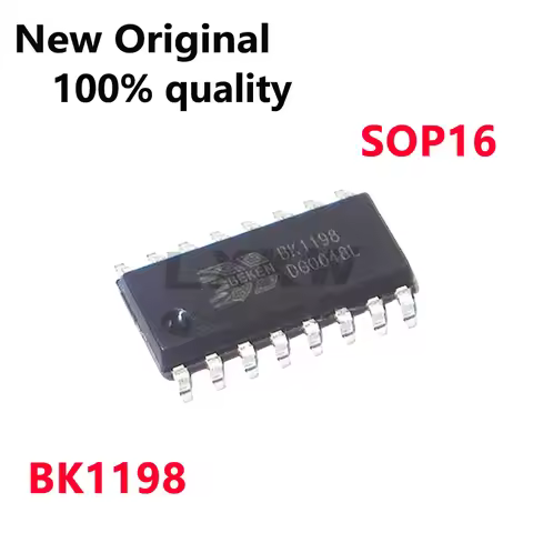 5-10/PCS New Original BK1198 BK1198L SOP16 1.6V-3.6 Radio FM receiver chip In Stock