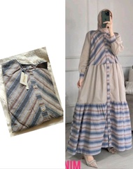 Dress Athayaa /dress katun triset /gamis /Athaya