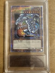 遊戲王卡 藍眼白龍 青眼白龍 QCSER 金鑽 評分卡 評級卡 鑑定卡 10分